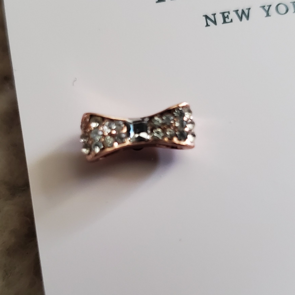 Kate Spade Rose Gold Bow Earrings - Picture 3 of 3